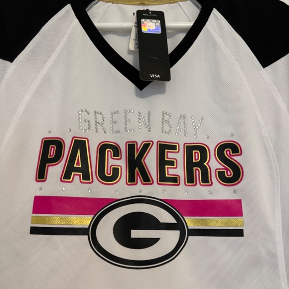 Women’s Green Bay Packers Jersey - NEW - Picture 2 of 6